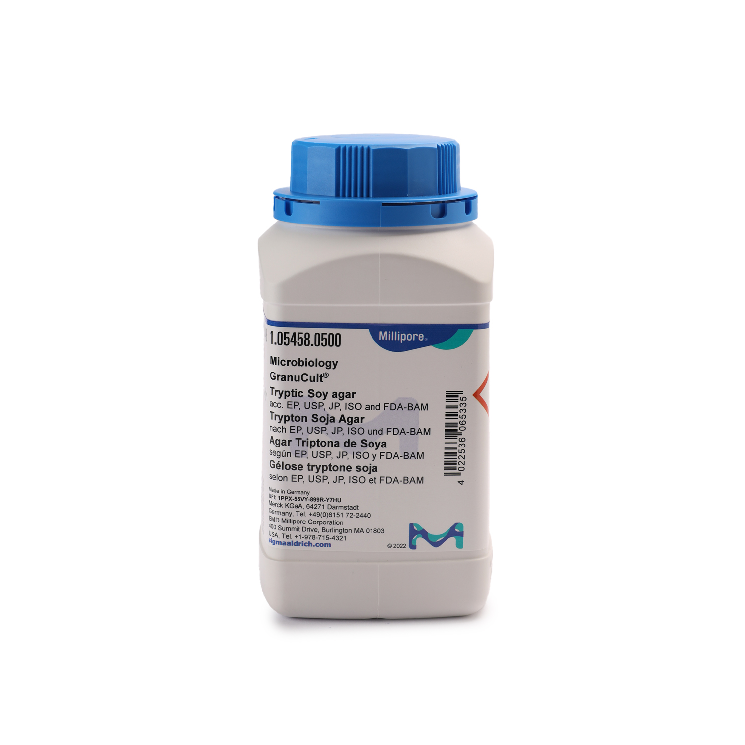 Tryptic soy agar Casein-peptone soymeal-peptone agar for microbiology (According harm. EP/USP/JP and ISO)